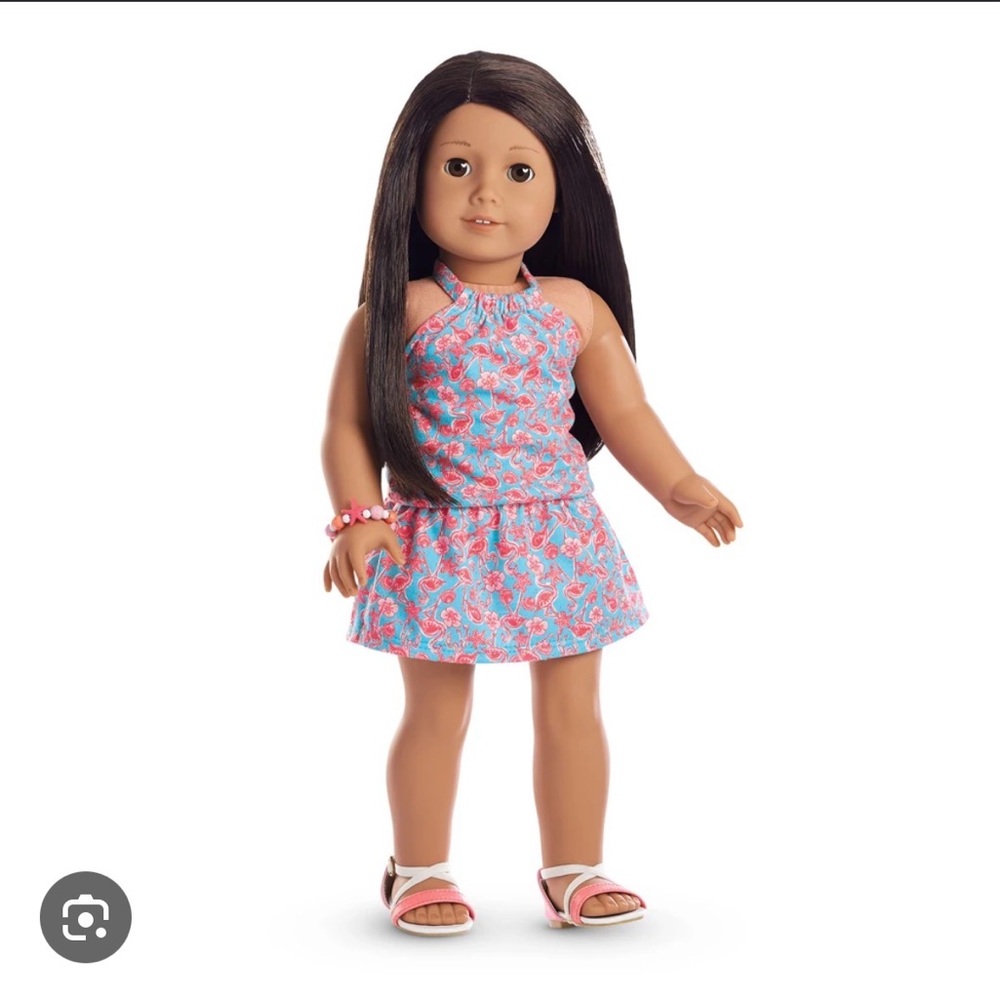 American Girl Flamingo Beach Dress